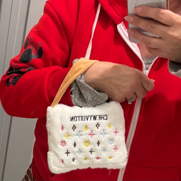 Fuzzy Soft Dog Toy Bag & FREE TOY - Picture 6 of 7